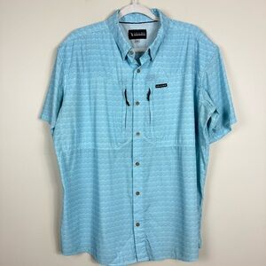 Local Boy Backcountry Harbor Fishing Top Mens 2XL Outdoor Blue Athletic Comfy